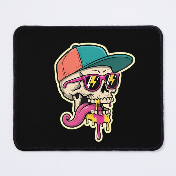 Item preview, Cool Urban Skull Wearing Sunglasses Cap designed and sold by Linework Studio.