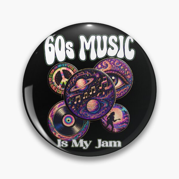 Item preview, 60s Music Is My Jam Psychedelic Retro Rock designed and sold by Jt41.