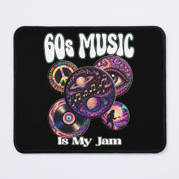 Item preview, 60s Music Is My Jam Psychedelic Retro Rock designed and sold by Jt41.