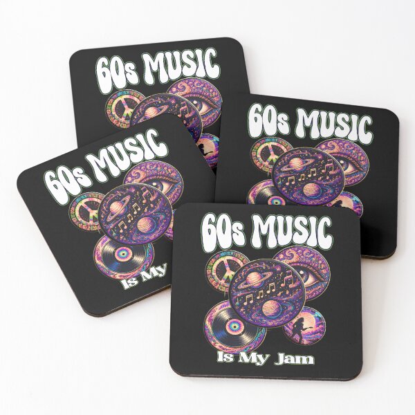 Item preview, 60s Music Is My Jam Psychedelic Retro Rock designed and sold by Jt41.