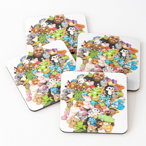 Item preview, Big Teddy-Colorful Plush Toys Overload Cartoon Art designed and sold by Addy77shop.