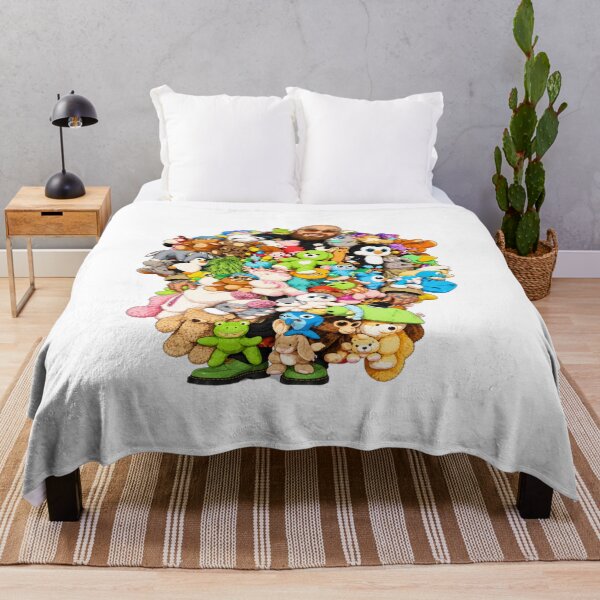 Aperçu de l'œuvre Gros ours en peluche coloré - Débordement d'art de dessin animé créée et vendue par Addy77shop.