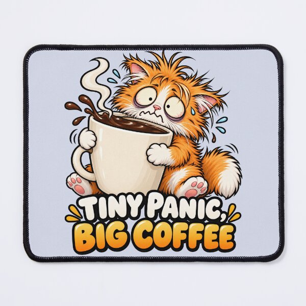 Item preview, Tiny Panic Big Coffee designed and sold by Triple-NTH.