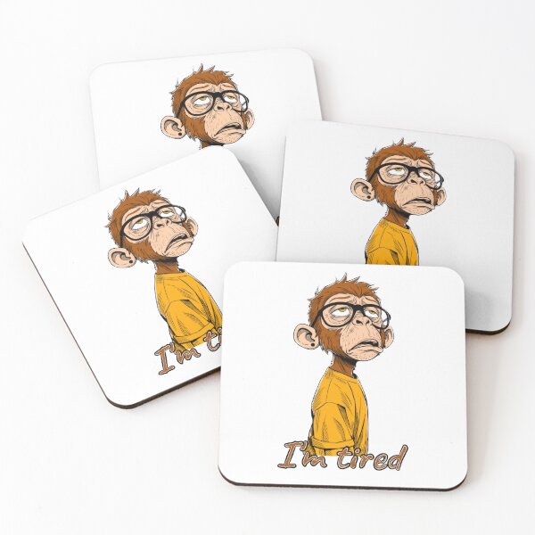 Item preview, Monkey​ tired​ designed and sold by DigitalArtTK.