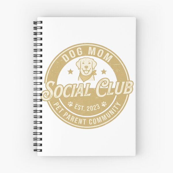 Item preview, Retro Dog Mom Social Club Vintage Badge Pet Owner Community Gift designed and sold by KreatoLab.