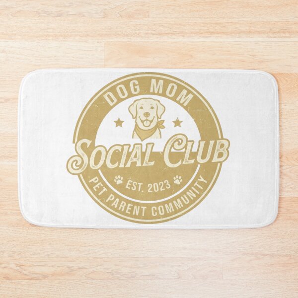 Item preview, Retro Dog Mom Social Club Vintage Badge Pet Owner Community Gift designed and sold by KreatoLab.