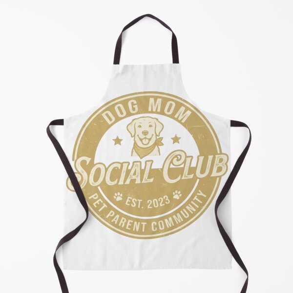 Item preview, Retro Dog Mom Social Club Vintage Badge Pet Owner Community Gift designed and sold by KreatoLab.