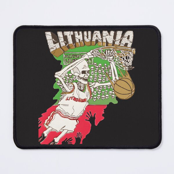 Item preview, Skeleton Hoops Lithuania Art Graphic | Best Gift designed and sold by Thakor Jitendra.