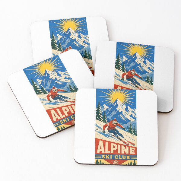 Item preview, Ski Gift - Vintage Resort Poster Phone Case designed and sold by RedRubyBubble.