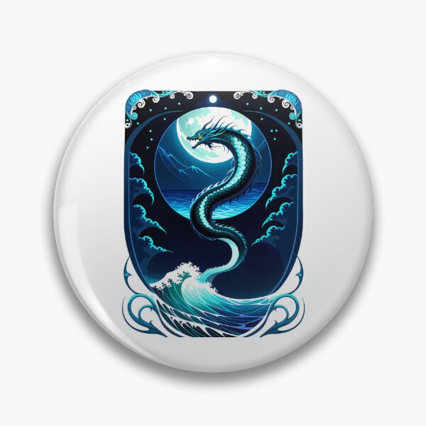 Item preview, Moonlit Sea Serpent designed and sold by PepperDesignt.