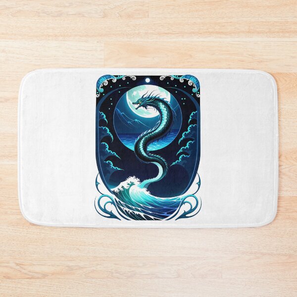 Item preview, Moonlit Sea Serpent designed and sold by PepperDesignt.