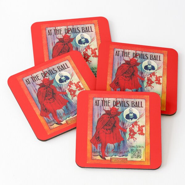 Item preview, 1912 - ✨ AT THE DEVILS BALL ✨ by IRVING BERLIN - INTERACTIVE COLLECTION - with photo insert of performers Watson & Cohn designed and sold by WheelieGdArt.