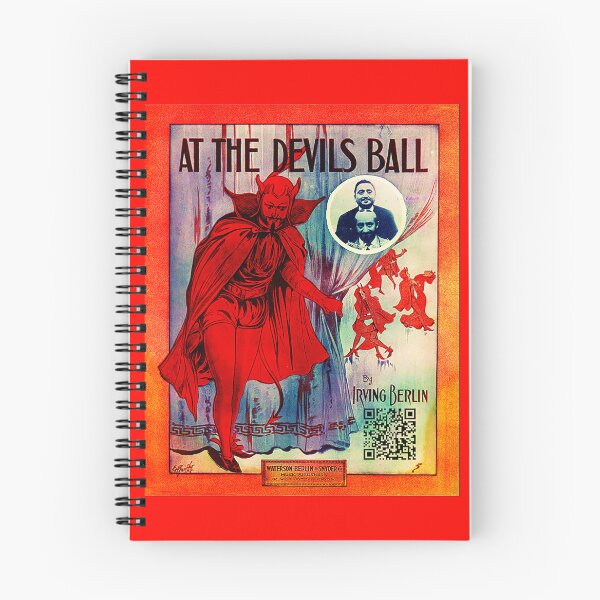 Item preview, 1912 - ✨ AT THE DEVILS BALL ✨ by IRVING BERLIN - INTERACTIVE COLLECTION - with photo insert of performers Watson & Cohn designed and sold by WheelieGdArt.