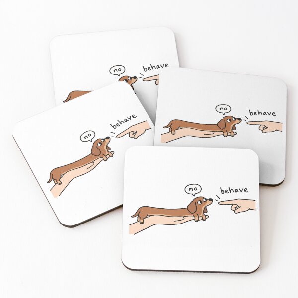 Item preview, Dachshund Says No Funny Dog designed and sold by MonkiFlipp.