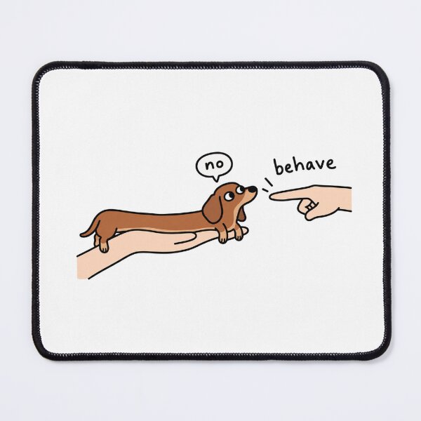 Item preview, Dachshund Says No Funny Dog designed and sold by MonkiFlipp.
