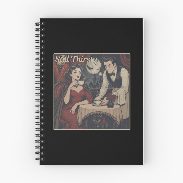 Item preview, Still Thirsty - Funny Halloween Vampire Drinking Coffee Design designed and sold by tellia-kallisto.