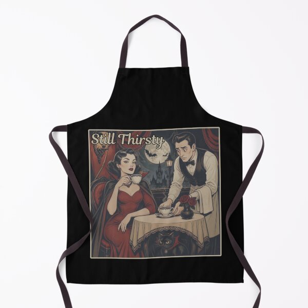 Item preview, Still Thirsty - Funny Halloween Vampire Drinking Coffee Design designed and sold by tellia-kallisto.