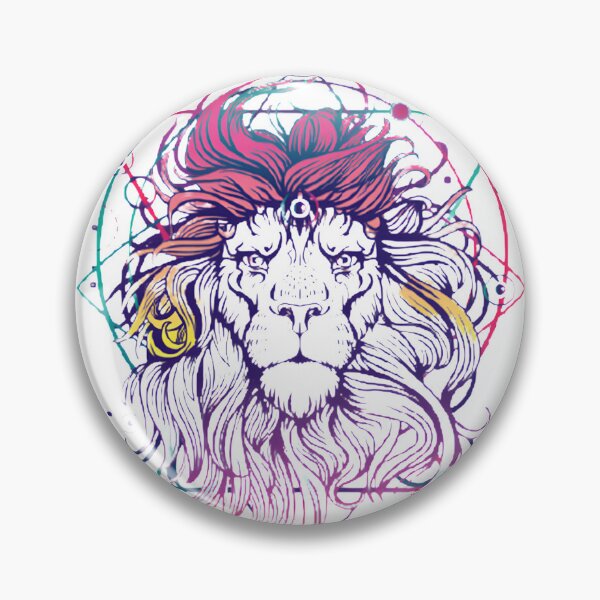 Item preview, Majestic Lion Portrait Wildlife Safari King Of The Jungle Animal Art Golden Mane Roaring Big Cat Nature Lover Gift | Best Gift designed and sold by arshdhaliwal1.