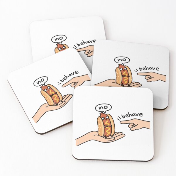 Item preview, Funny Hot Dog Says No designed and sold by MonkiFlipp.