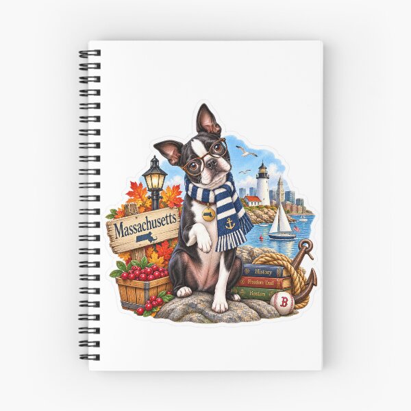 Item preview, Massachusetts New England Dog designed and sold by Whimspired By Paxx.