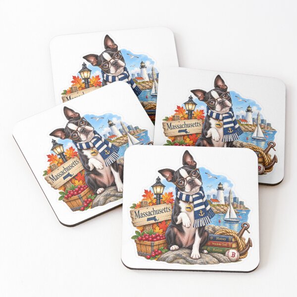 Item preview, Massachusetts New England Dog designed and sold by Whimspired By Paxx.