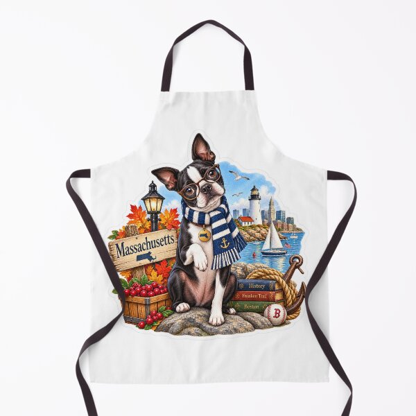 Item preview, Massachusetts New England Dog designed and sold by Whimspired By Paxx.