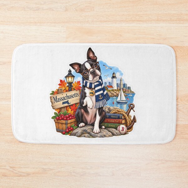 Item preview, Massachusetts New England Dog designed and sold by Whimspired By Paxx.