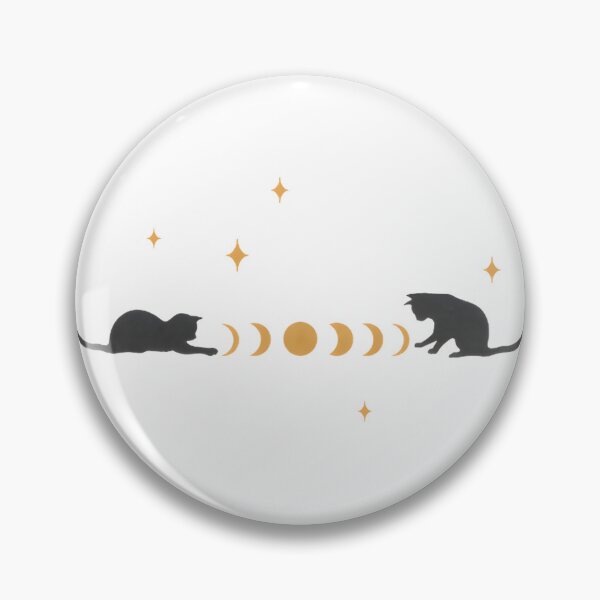 Item preview, Celestial Feline Silhouette Crescent Moon Night Sky Minimalist Art | ⭐⭐⭐⭐⭐ designed and sold by Yobconcept.