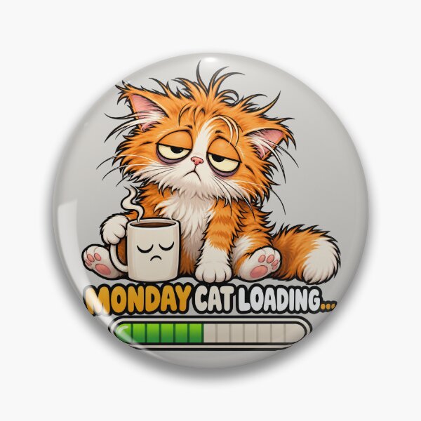 Item preview, Monday Cat Loading... designed and sold by Triple-NTH.