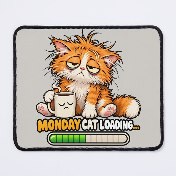 Item preview, Monday Cat Loading... designed and sold by Triple-NTH.