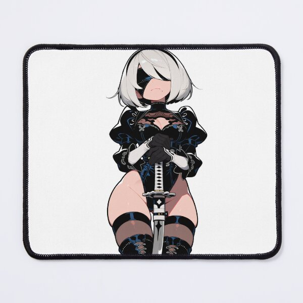 Item preview, 2B NieR Automata Katana Anime Sticker designed and sold by RGB-crayon.