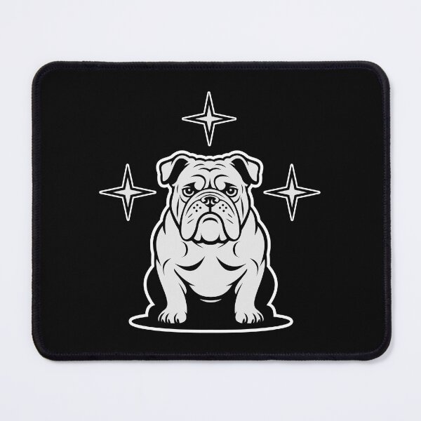 Item preview, Sparkling Bulldog Portrait Line Art Design designed and sold by AhmedZouita.