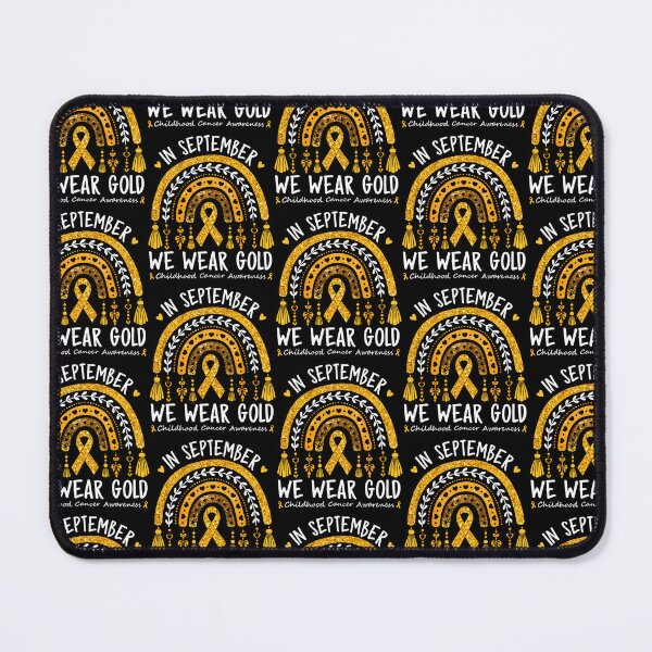 Item preview, In September We Wear Gold Rainbow Childhood Cancer Awareness designed and sold by OddityVault.