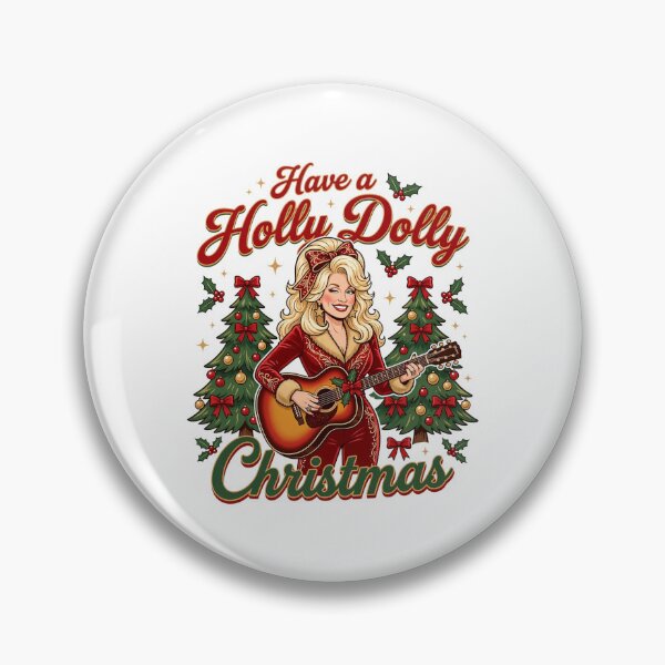 Item preview, Have a Holly Dolly Christmas designed and sold by moonfullStudio.