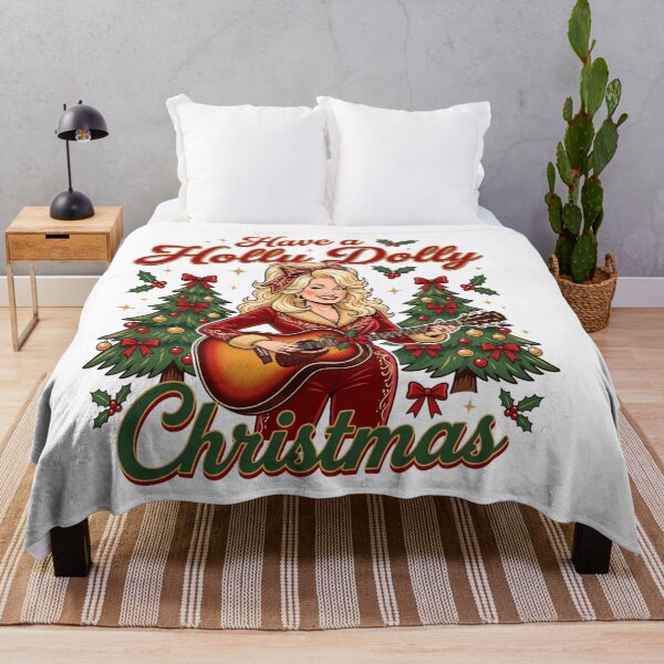 Item preview, Have a Holly Dolly Christmas designed and sold by moonfullStudio.
