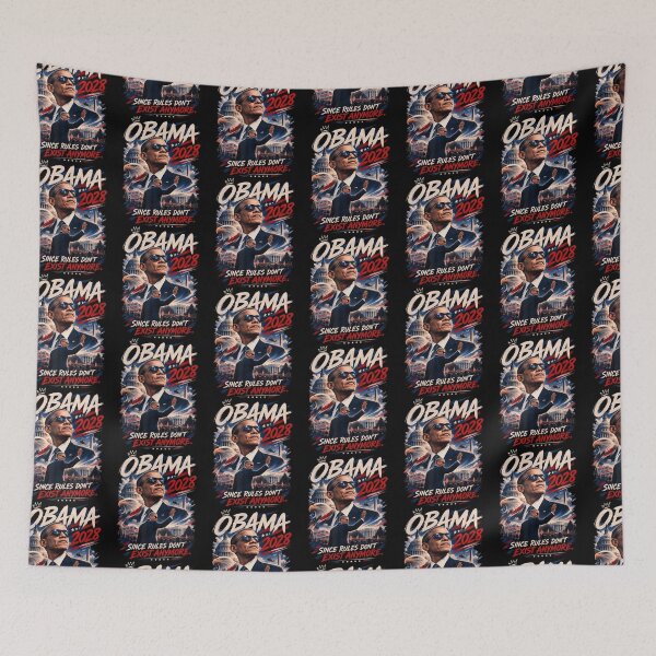 Item preview, Obama 2028 Since Rules Don'T Exist Anymore Satire designed and sold by OddityVault.