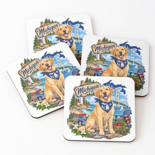 Item preview, Michigan Great Lakes Dog designed and sold by Whimspired By Paxx.