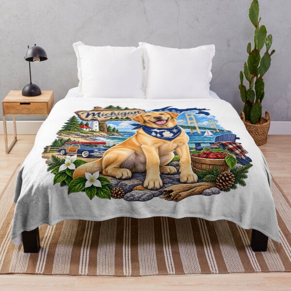 Item preview, Michigan Great Lakes Dog designed and sold by Whimspired By Paxx.