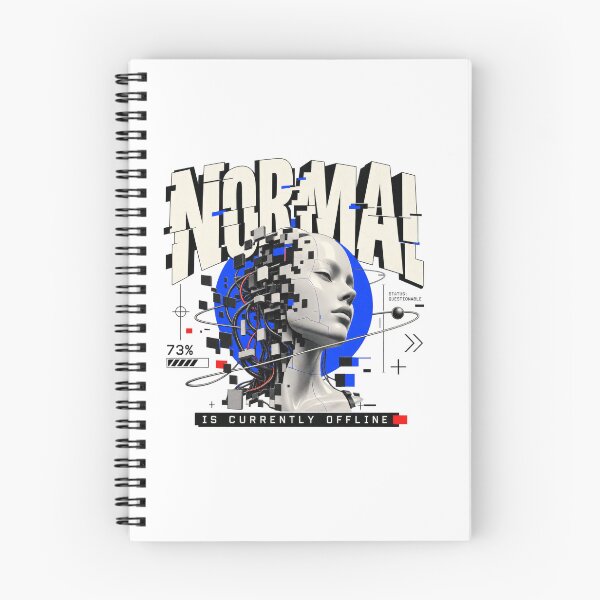 Item preview, Normal Is Currently Offline Cyberpunk AI Design designed and sold by Trendy-Artistry.