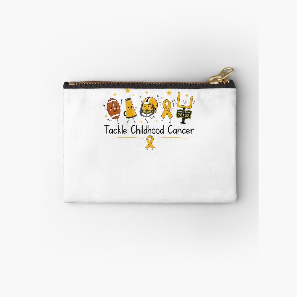 Item preview, Tackle Childhood Cancer Awareness Football Gold Ribbon designed and sold by OddityVault.