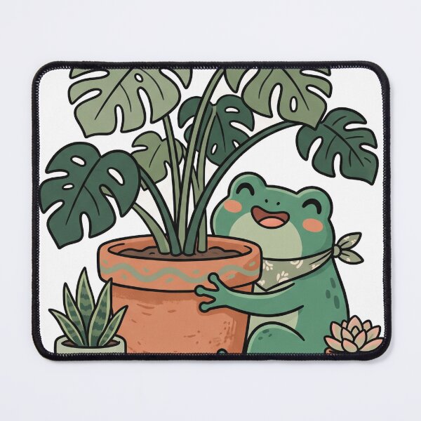 Item preview, Frog Plant Mom Cute Cottagecore Plants designed and sold by DofinaSur.