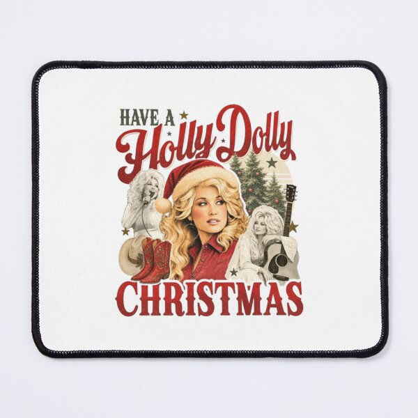 Item preview, Have A Holly Dolly Christmas, Country Music designed and sold by moonfullStudio.