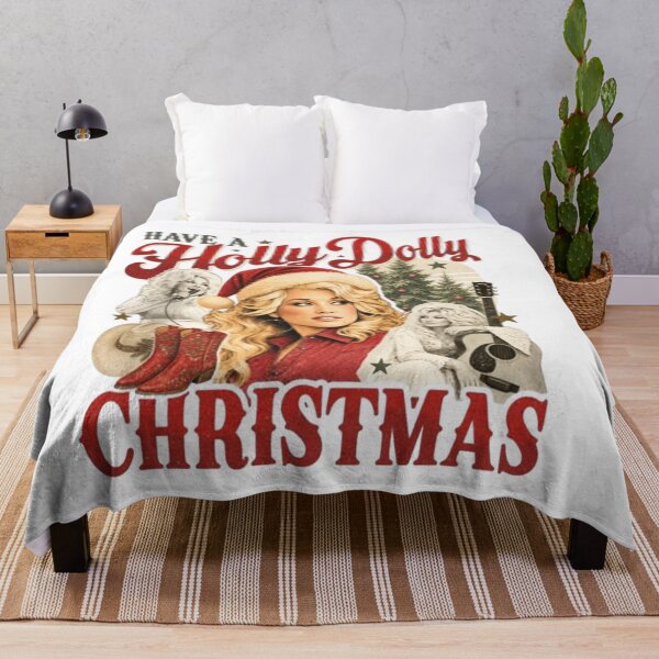 Item preview, Have A Holly Dolly Christmas, Country Music designed and sold by moonfullStudio.