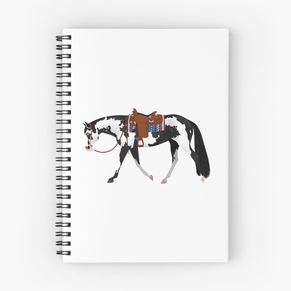 Item preview, Black Overo Western Paint - Equine Rampaige designed and sold by MiamiArchivesCo.