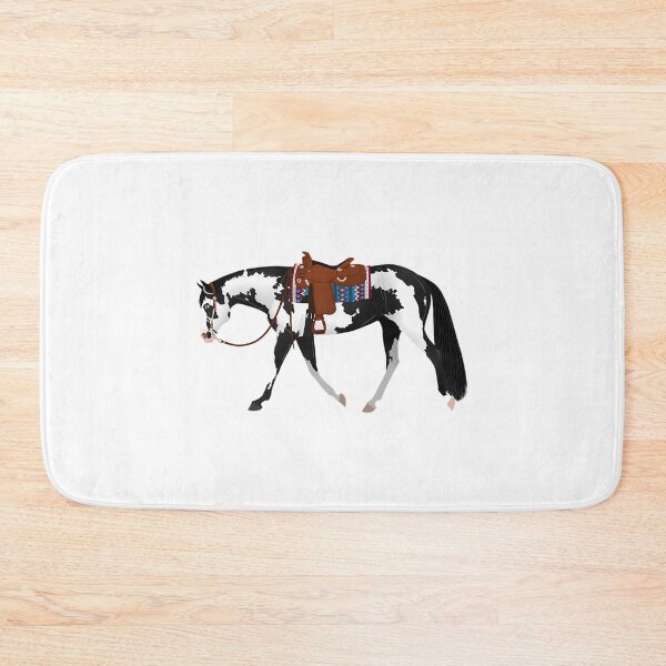 Item preview, Black Overo Western Paint - Equine Rampaige designed and sold by MiamiArchivesCo.