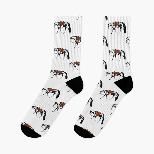 Item preview, Black Overo Western Paint - Equine Rampaige designed and sold by MiamiArchivesCo.