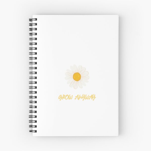 Item preview, Grow Anyway Daisy Flower - Inspirational Mental Health Quote designed and sold by AlinaTales.
