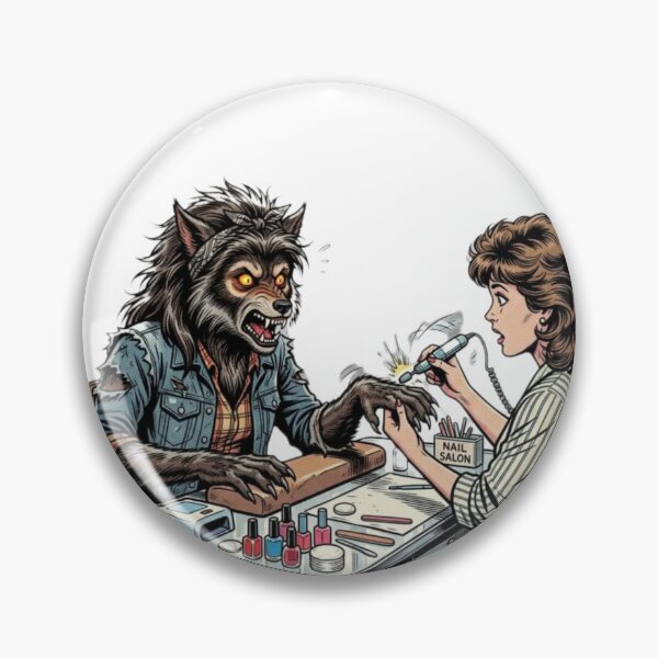 Item preview, Beauty Is Pain – Werewolf Nail Salon Merch designed and sold by Addy77shop.