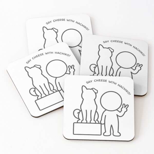 Item preview, Hachiko Statue Photo Spot in Shibuya - Tokyo Travel Pictogram designed and sold by japan-picto.