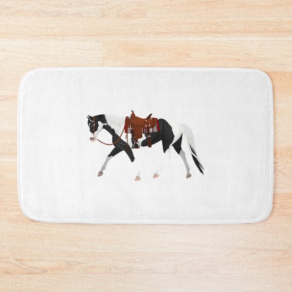 Item preview, Black Tobiano Western Paint - Equine Rampaige designed and sold by MiamiArchivesCo.
